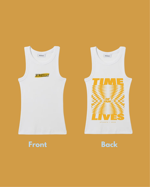 Time Of Our Lives Tank front and back