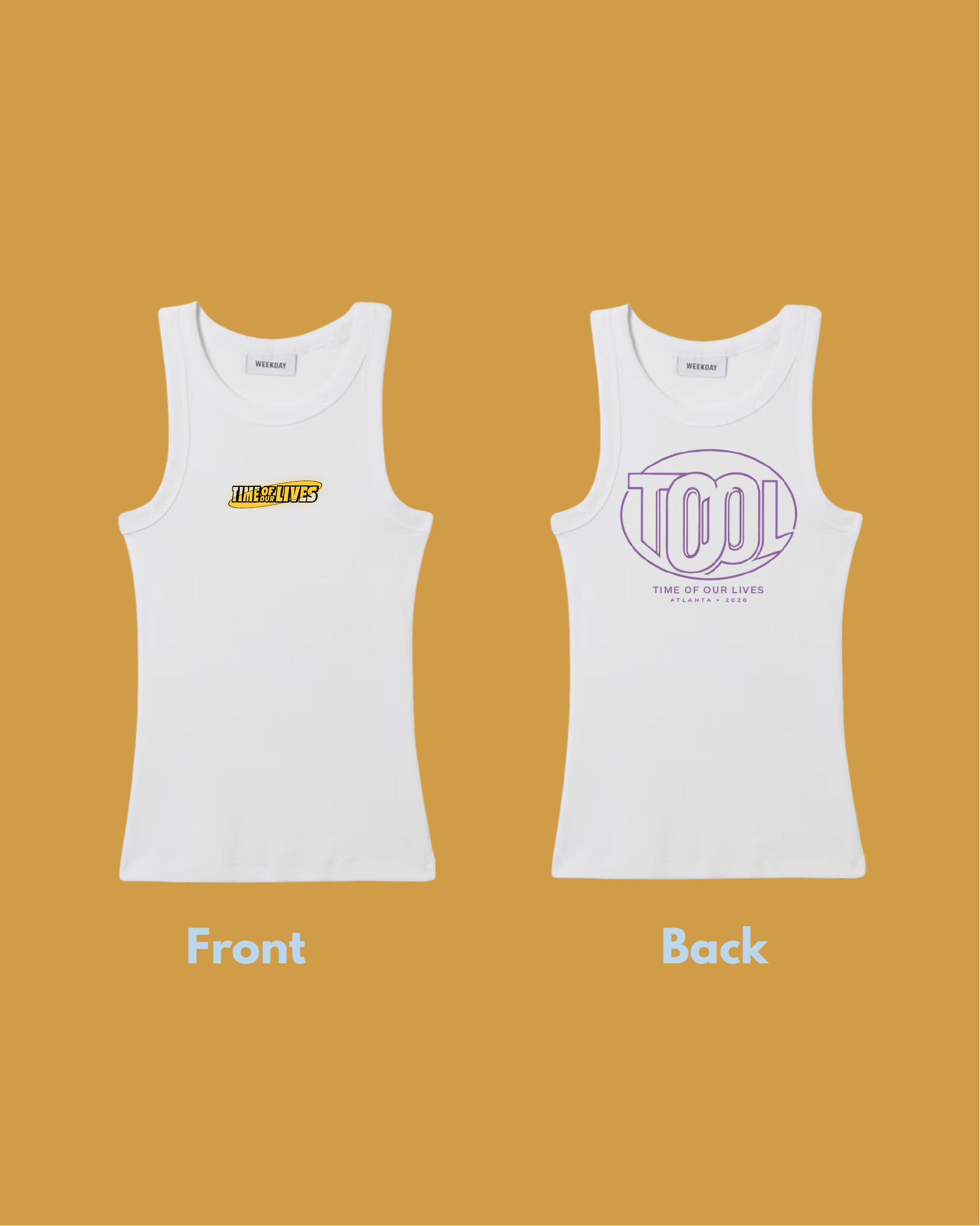 TOOL Tank front and back