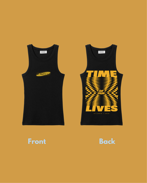 Time Of Our Lives Tank front and back